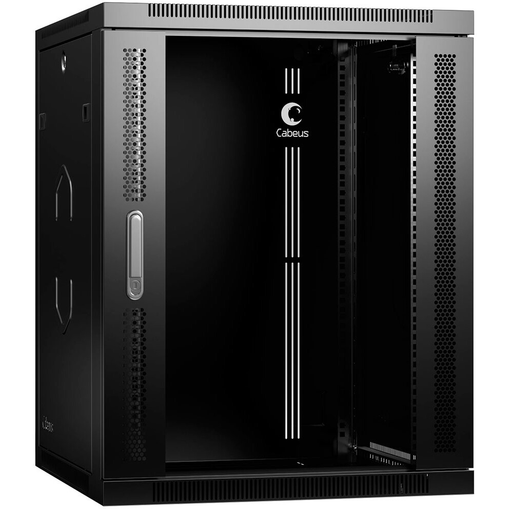 Шкаф коммутационный Cabeus SH-05F-15U60/60-R-BK 15U, 600х600мм