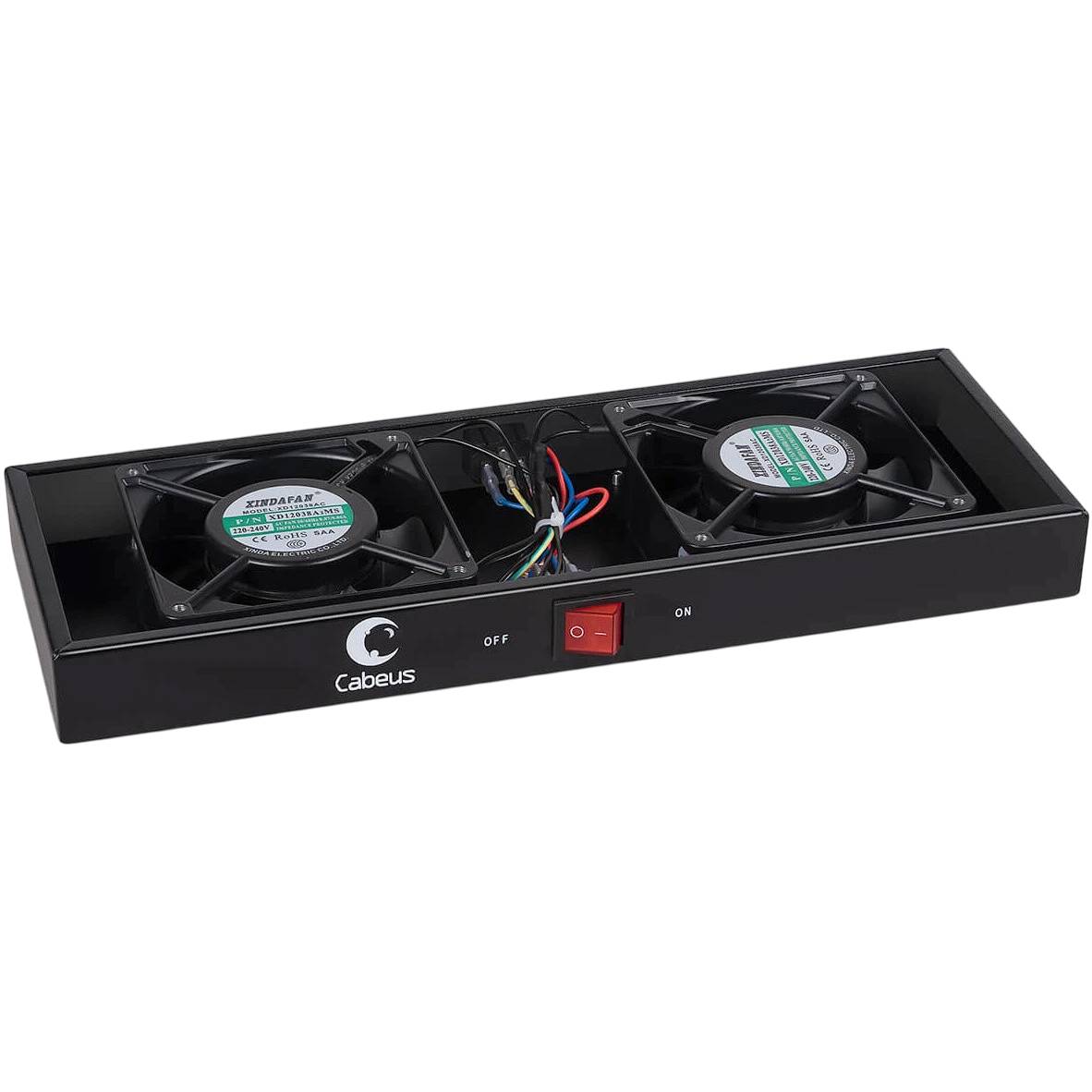 Вентиляторный модуль Cabeus TRAY-FAN2-BK