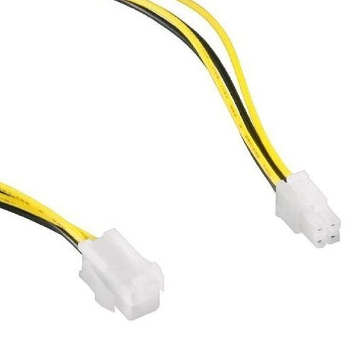 Удлинитель питания процессора 4-pin Gembird/Cablexpert CC-PSU-7, 0.3м