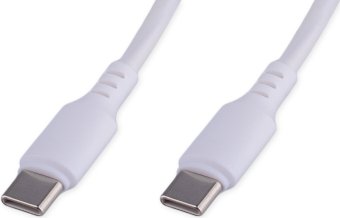 Кабель USB Type-C - USB Type-C, 1.8м, Cablexpert CC-USB2-CMCM-100-1.8M-W, белый