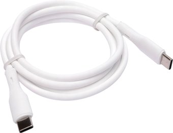 Кабель USB Type-C - USB Type-C, 1м, Cablexpert CC-USB2S-CMCM-1M-W, белый