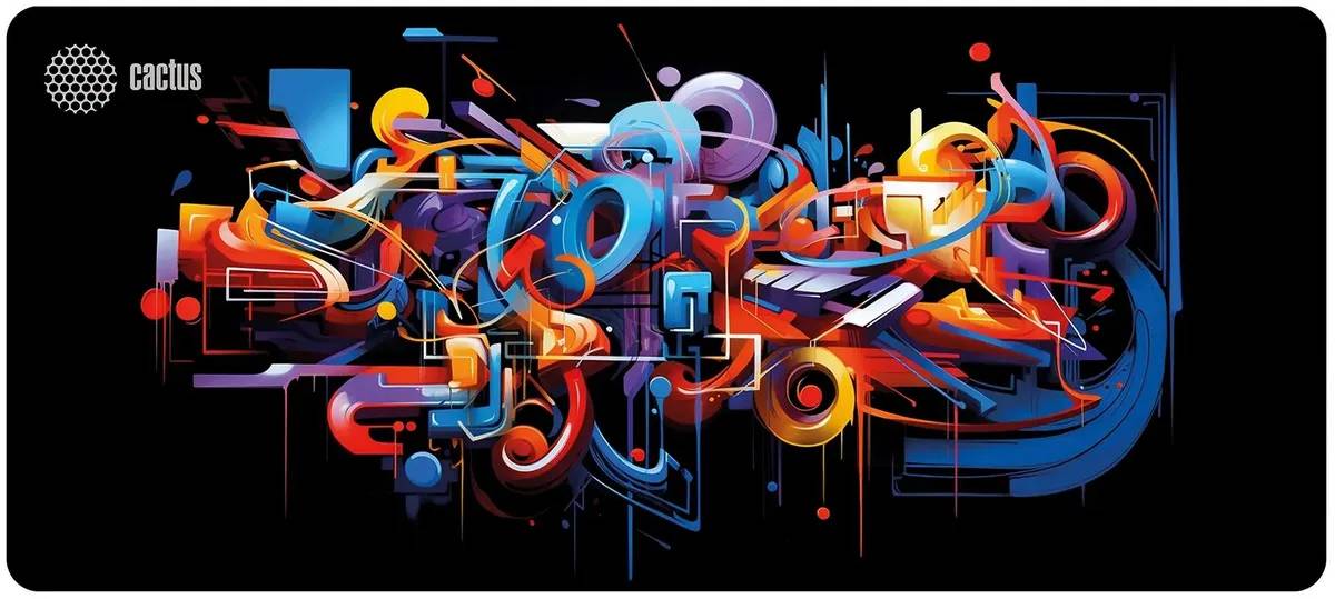 Коврик Cactus Graffiti CS-MP-PRO10ХXL