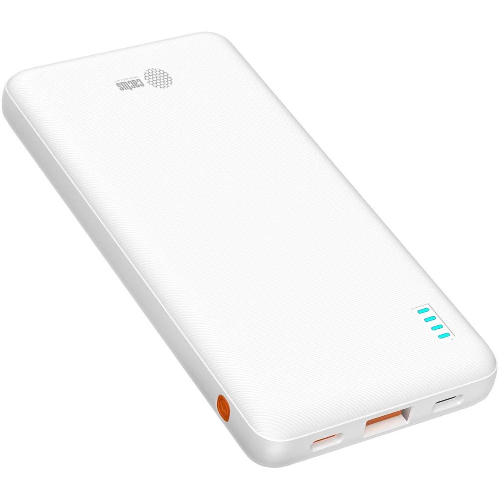 Внешний аккумулятор 10000мАч Cactus CS-PBFSCA-10000, белый