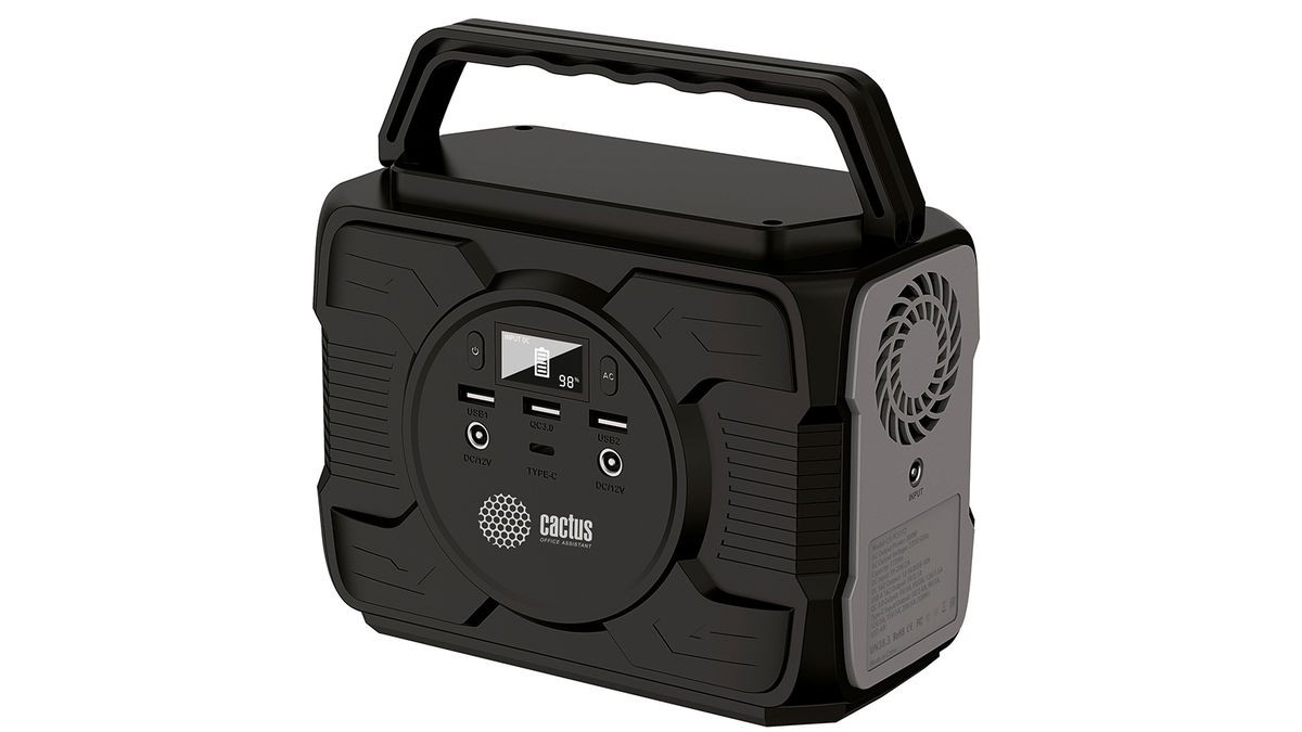 Портативная зарядная станция CACTUS CS-PCS172, черный