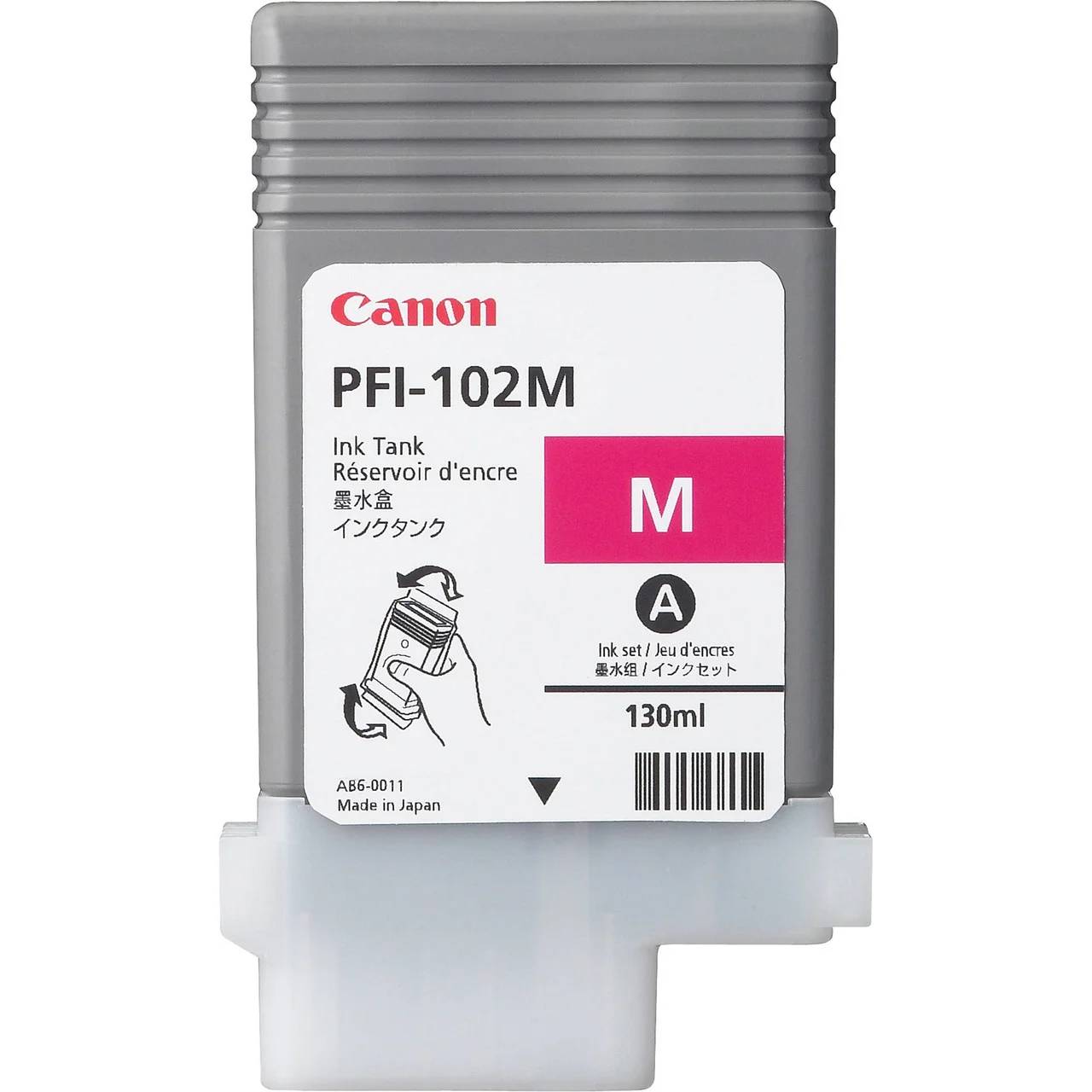 Картридж Canon PFI-102M, пурпурный 0897B001