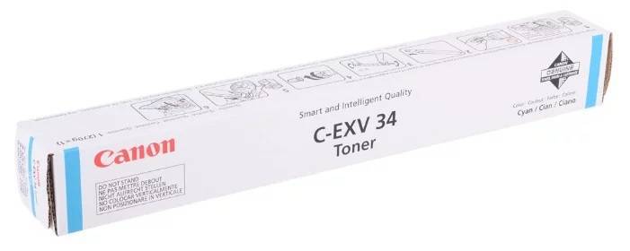 Тонер Canon C-EXV34C голубой 3783B002