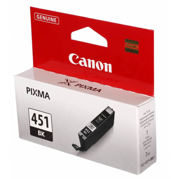 Картридж Canon CLI-451BK, черный 6523B001