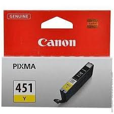 Картридж Canon CLI-451Y, желтый 6526B001