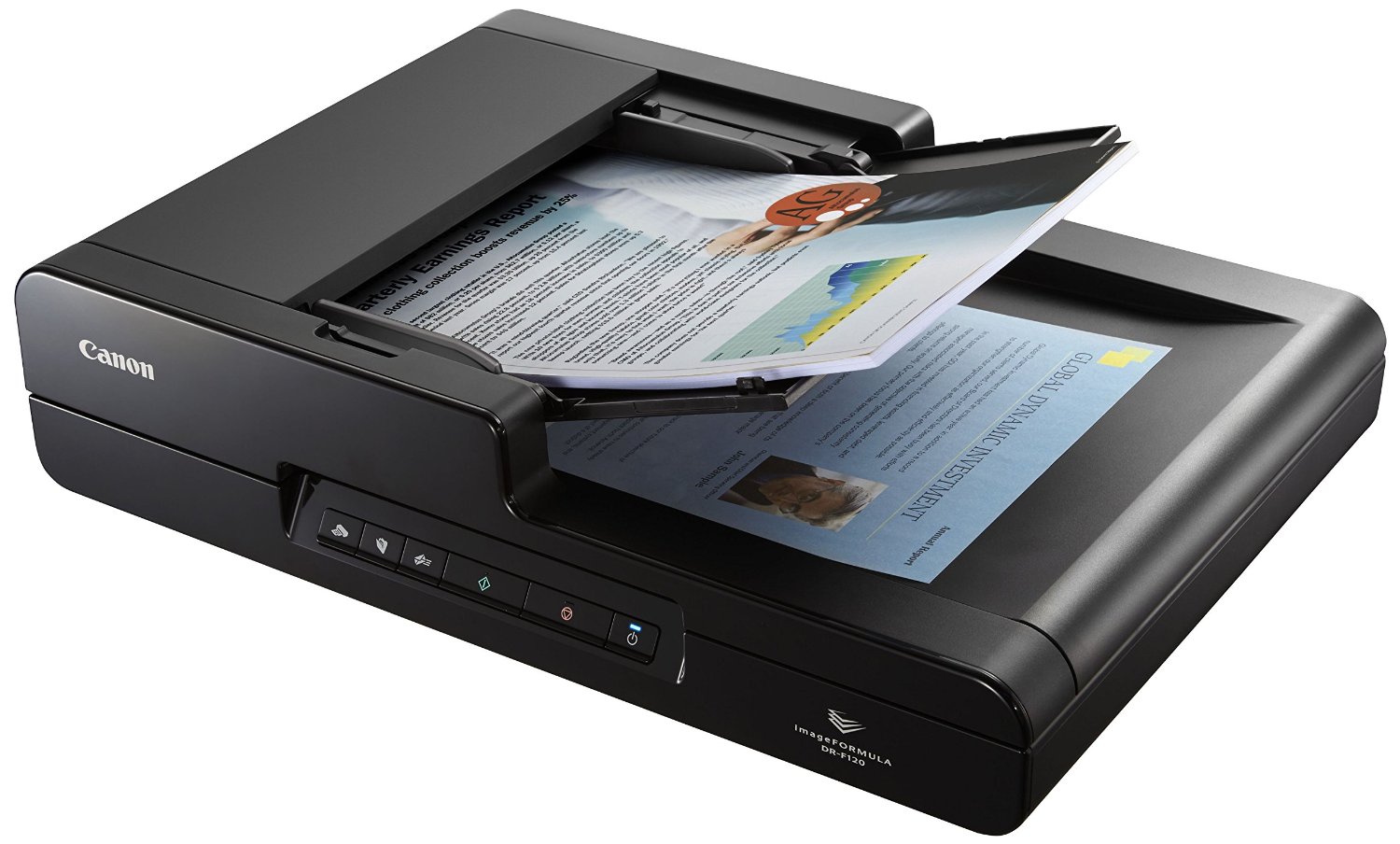 Копир Canon DR-F120, А4, 600x600, 20ppm, duplex, ADF, USB
