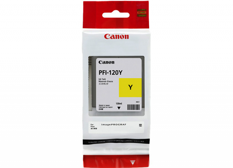 Картридж Canon PFI-120 Y, желтый 2888C001