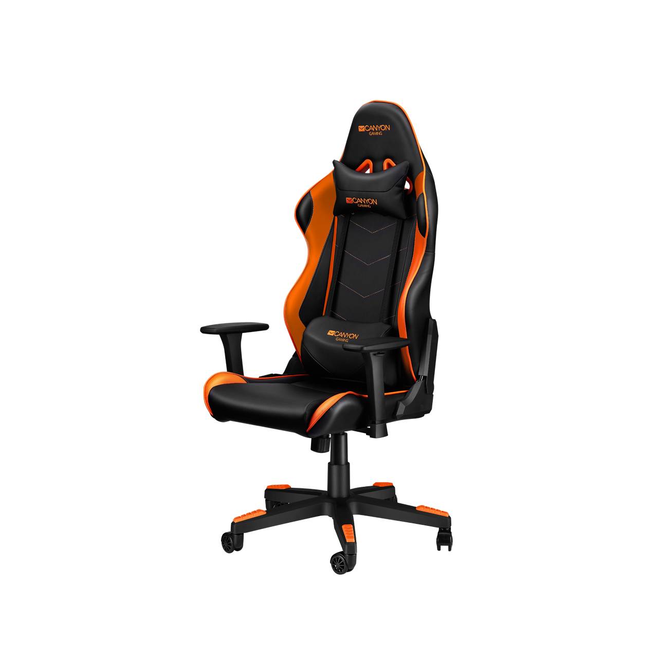 Кресло игровое Canyon Deimos CND-SGCH4, черный/оранжевый