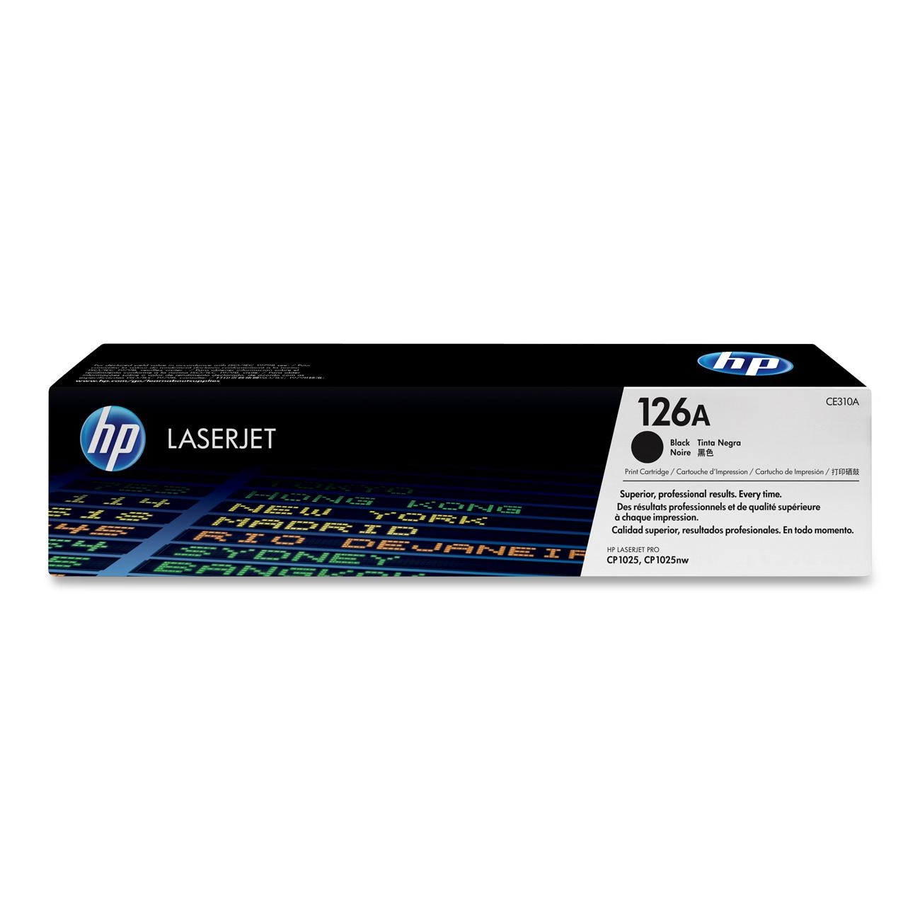 Картридж HP CE310A, черный, №126A