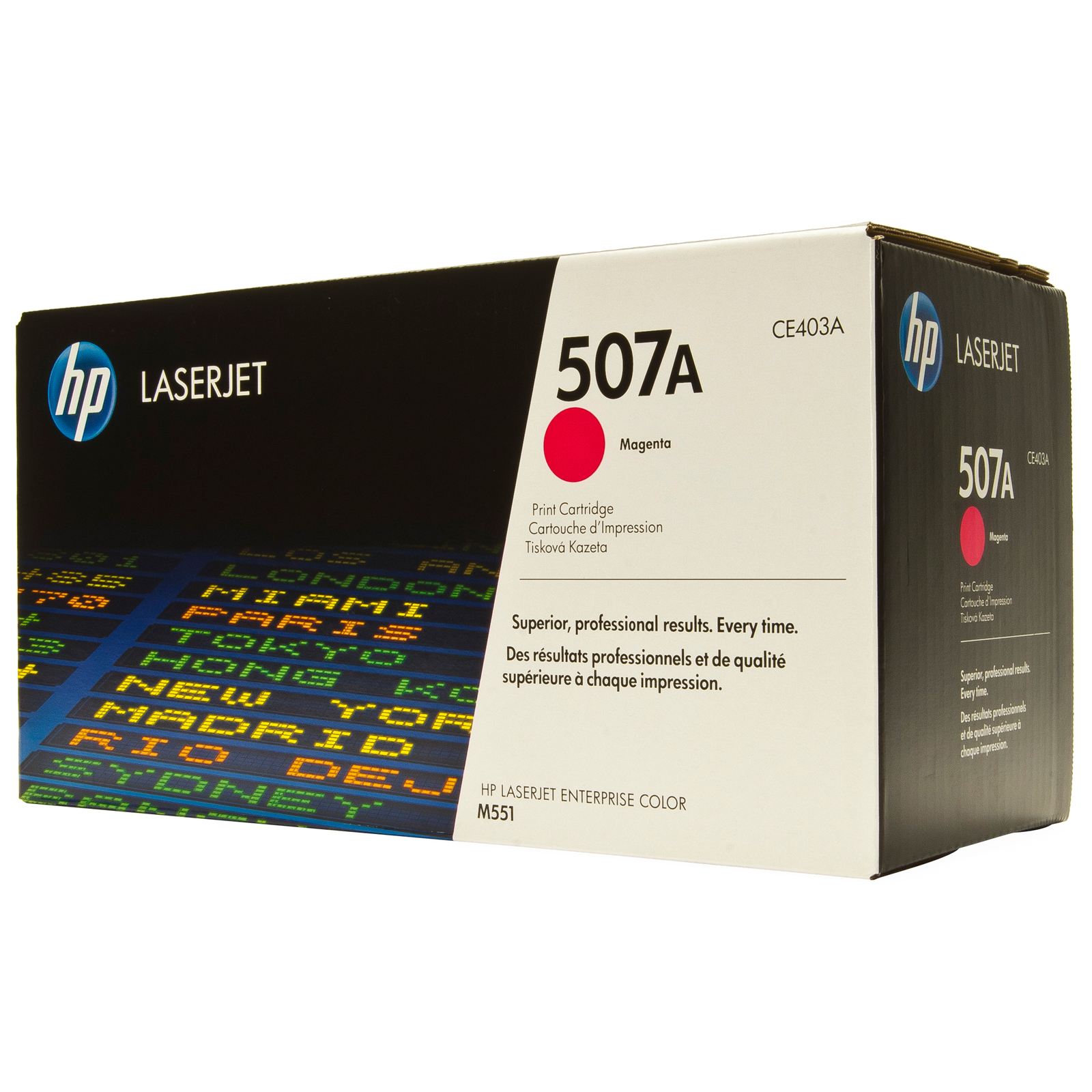 Картридж HP CE403A, пурпурный, №507A