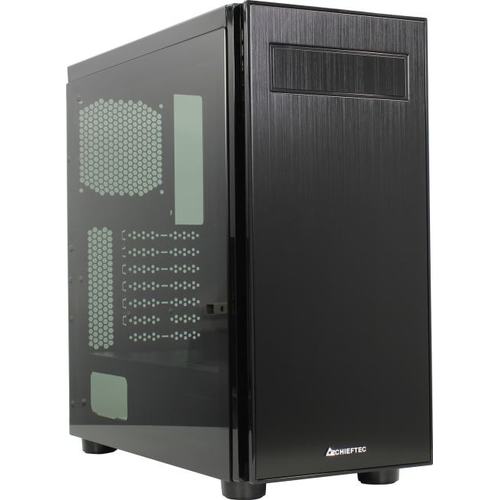 Корпус Chieftec HAWK AL-02B-TG-OP, без БП, ATX