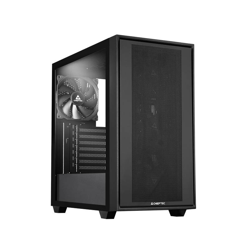 Корпус Chieftec NIGHT HUNTER GS-03B-BLK-OP, без БП, ATX