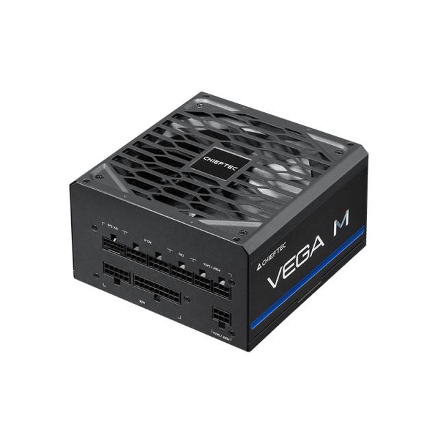 Блок питания 1000Вт, Chieftec Vega M PPG-1000-C, 80 Plus Gold, APFC, ATX
