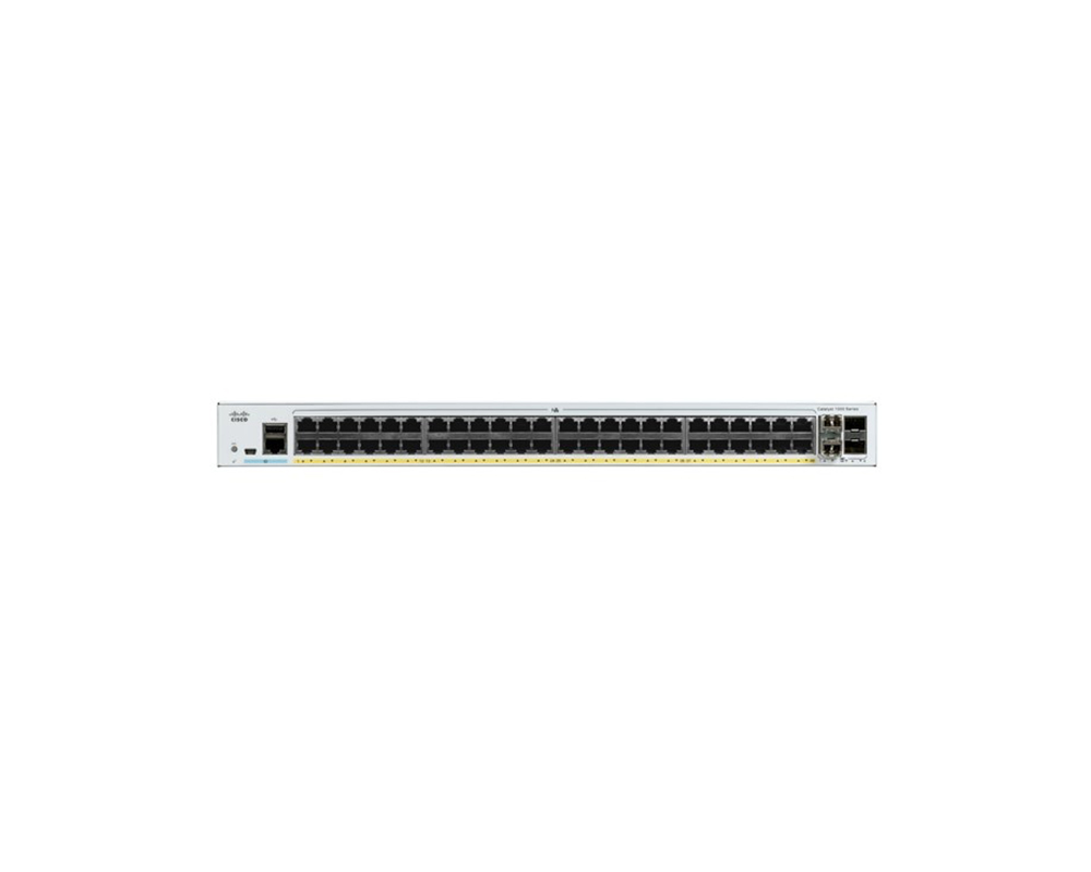 Коммутатор Cisco C1000-48T-4X-L, 48xLAN 1Gbps, 4xSFP+ 10Gbps