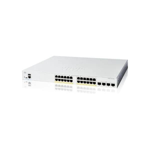 Коммутатор Cisco C1200-24P-4G, 24xLAN 1Gbps, 4xSFP 1Gbps, PoE+
