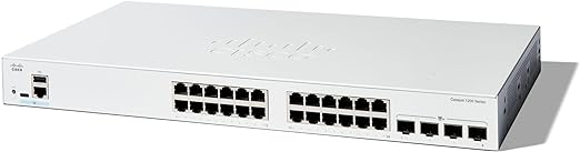 Коммутатор Cisco C1200-24P-4X, 24xLAN 1Gbps, 4xSFP 1Gbps, PoE+