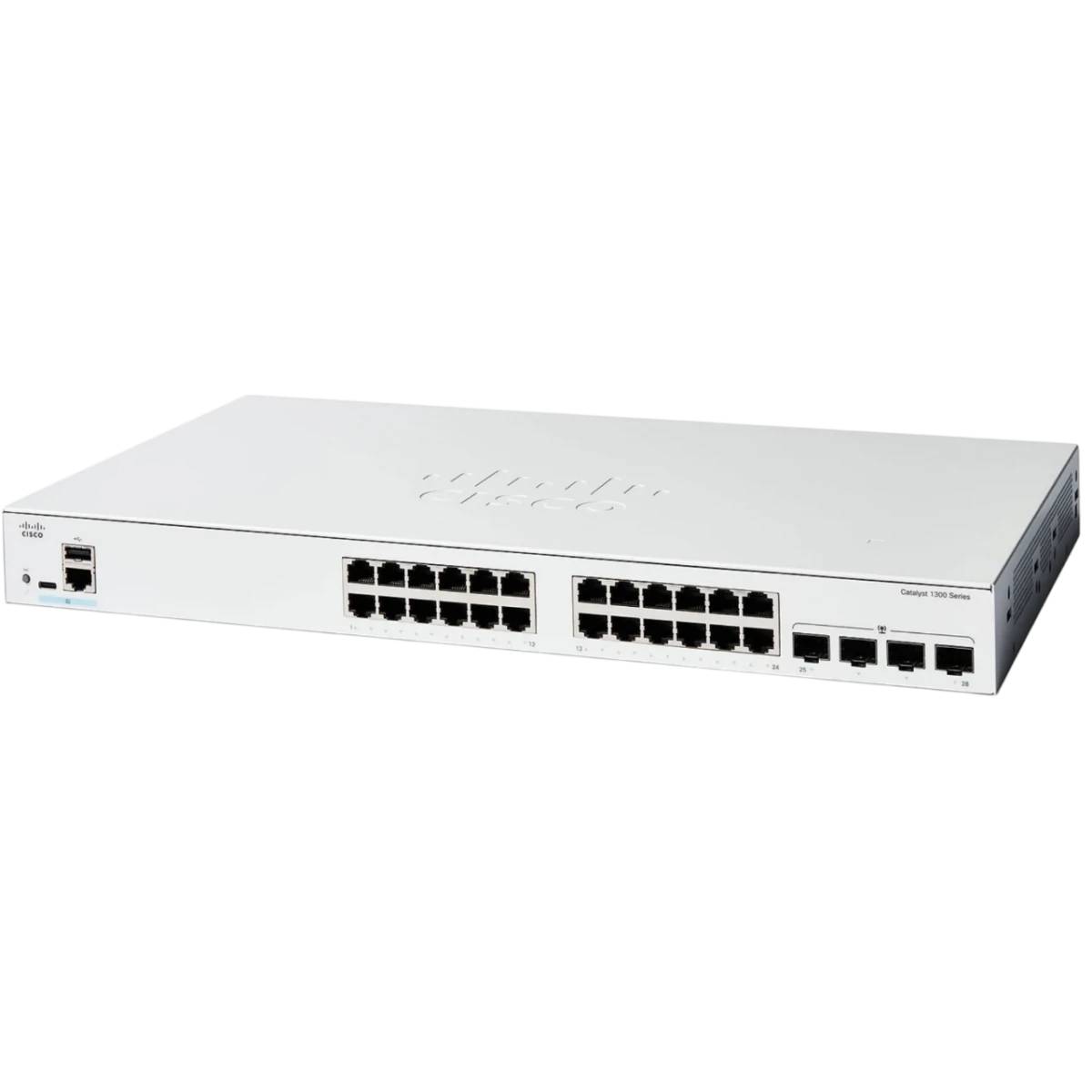 Коммутатор Cisco C1300-24T-4G, 24xLAN 1Gbps, 4xSFP+ 1Gbps