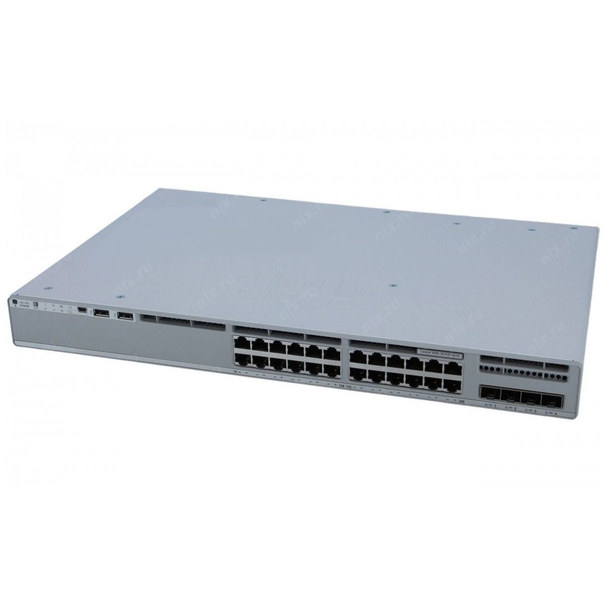 Коммутатор Cisco C9200L-24P-4G-A, 24xLAN 1Gbps