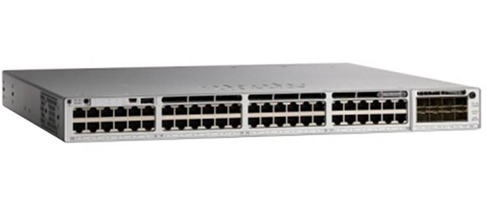 Коммутатор Cisco C9300-48UXM-A, 36xLAN 2.5Gbps, 12xLAN 10Gbps Uplink