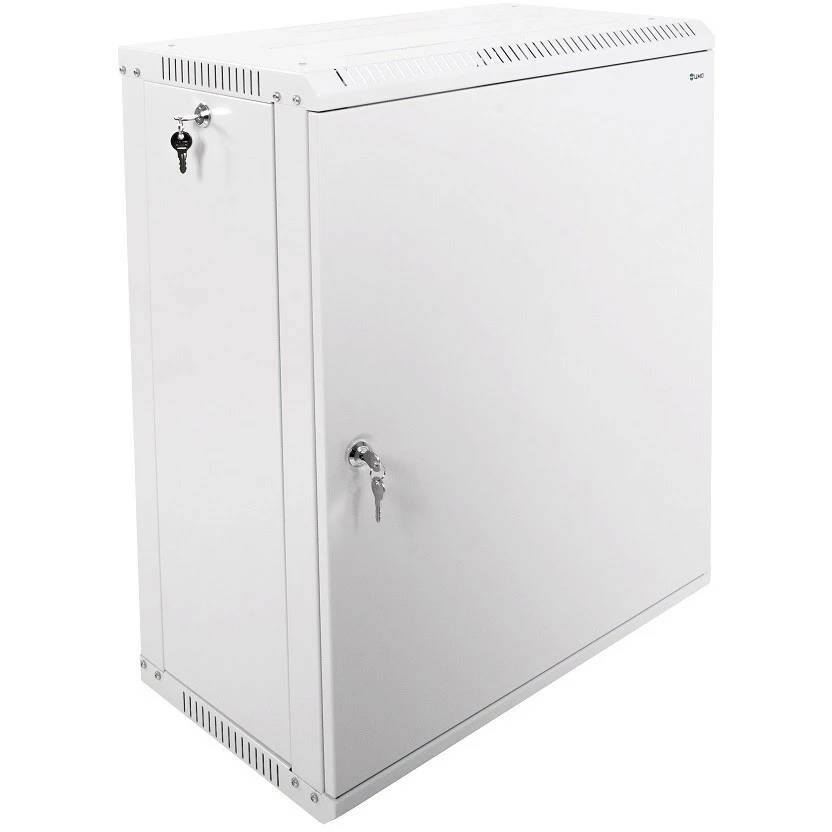 Шкаф коммутационный ЦМО ШРН-ЭКОНОМ (ШРН-Э-15.350.1) настенный 15U 600x350мм пер.дв.металл задн.дв.стал.лист 85кг серый 300мм 18.09кг 180град. 742мм сталь ШРН-Э-15.350.1
