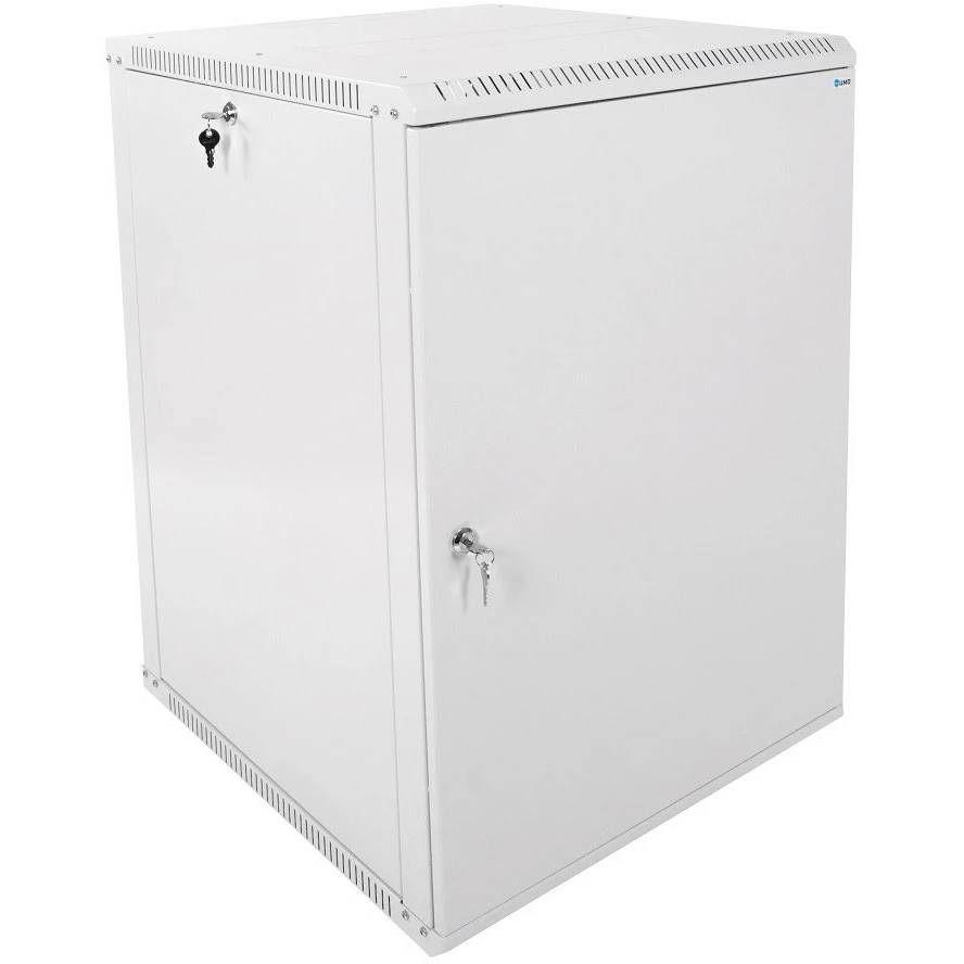 Шкаф коммутационный ЦМО ШРН-ЭКОНОМ (ШРН-Э-18.500.1) настенный 18U 600x520мм пер.дв.металл направл.под закл.гайки 75кг серый 470мм 26.82кг 180град. 878мм IP20 сталь ШРН-Э-18.500.1