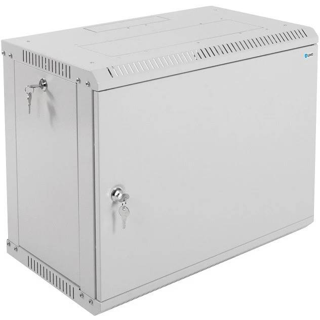Шкаф коммутационный ЦМО ШРН-Эконом (ШРН-Э-9.350.1) настенный 9U 600x350мм пер.дв.стал.лист 85кг серый 300мм 13.5кг 180град. 476мм IP20 металл ШРН-Э-9.350.1