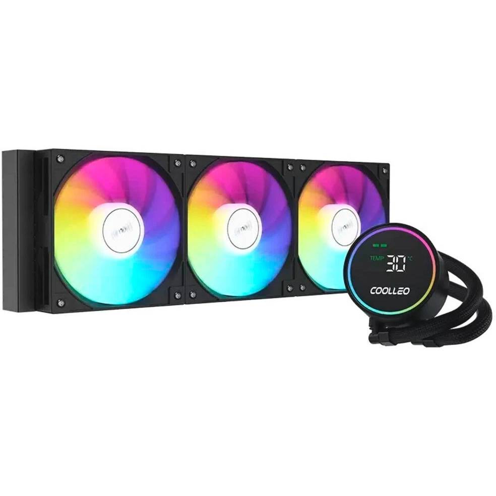 Жидкостное охлаждение Coolleo ICE Fairy DIG 360 LITE BK (LGA1700 Ready)