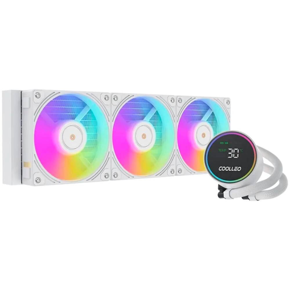 Жидкостное охлаждение Coolleo ICE Fairy DIG 360 WH (LGA1700 Ready)