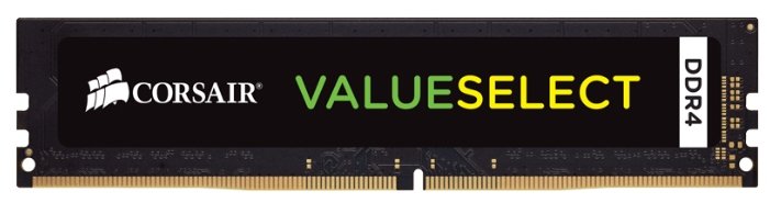 Оперативная память 16Gb Corsair Value Select CMV16GX4M1A2666C18, DDR IV, PC-19200, 2400MHz
