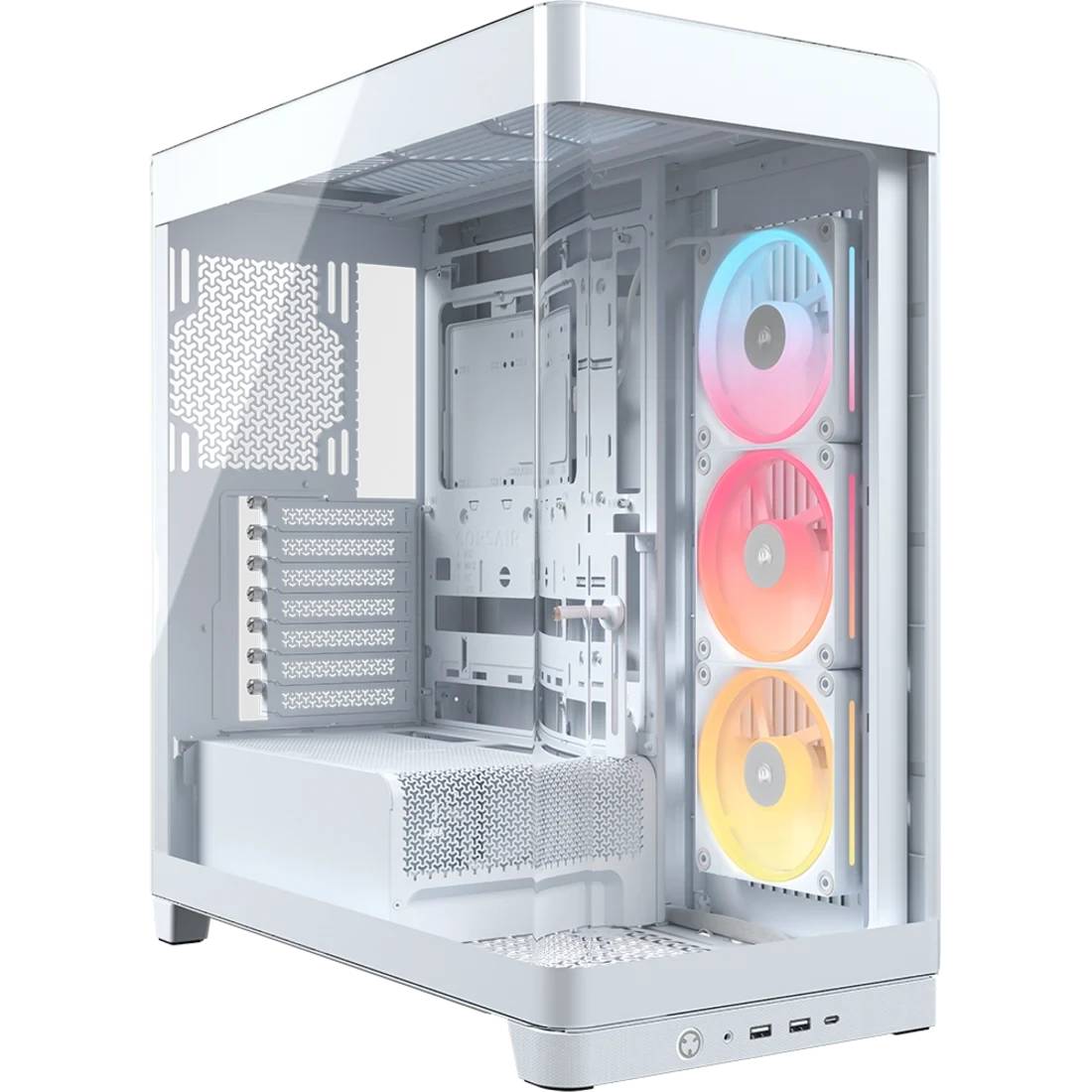 Корпус Corsair iCUE Link 4500X LX-R RGB White CC-9011317-WW, без БП, ATX