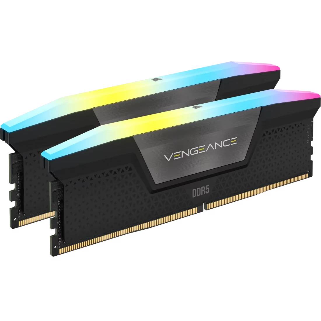 Оперативная память 128Gb Corsair Vengeance RGB CMH128GX5M2B6400C42, DDR V, PC-51200, 6400MHz, kit 2x64Gb