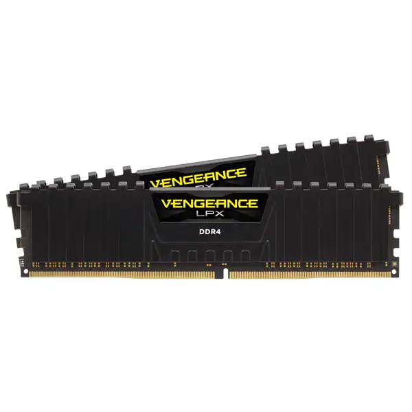 Оперативная память 16Gb Corsair Vengeance LPX Black CMK16GX4M2E3200C16, DDR IV, PC-25600, 3200MHz, kit 2x8Gb