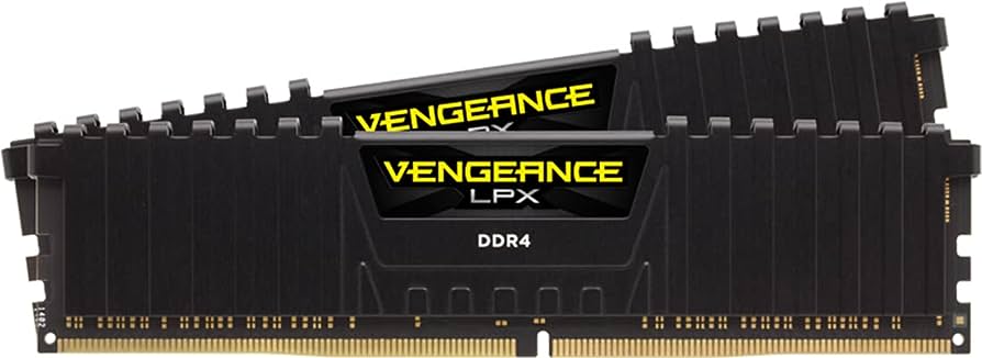 Оперативная память 64Gb Corsair Vengeance LPX Black CMK64GX4M2E3200C16, DDR IV, PC-25600, 3200MHz, kit 2x32Gb