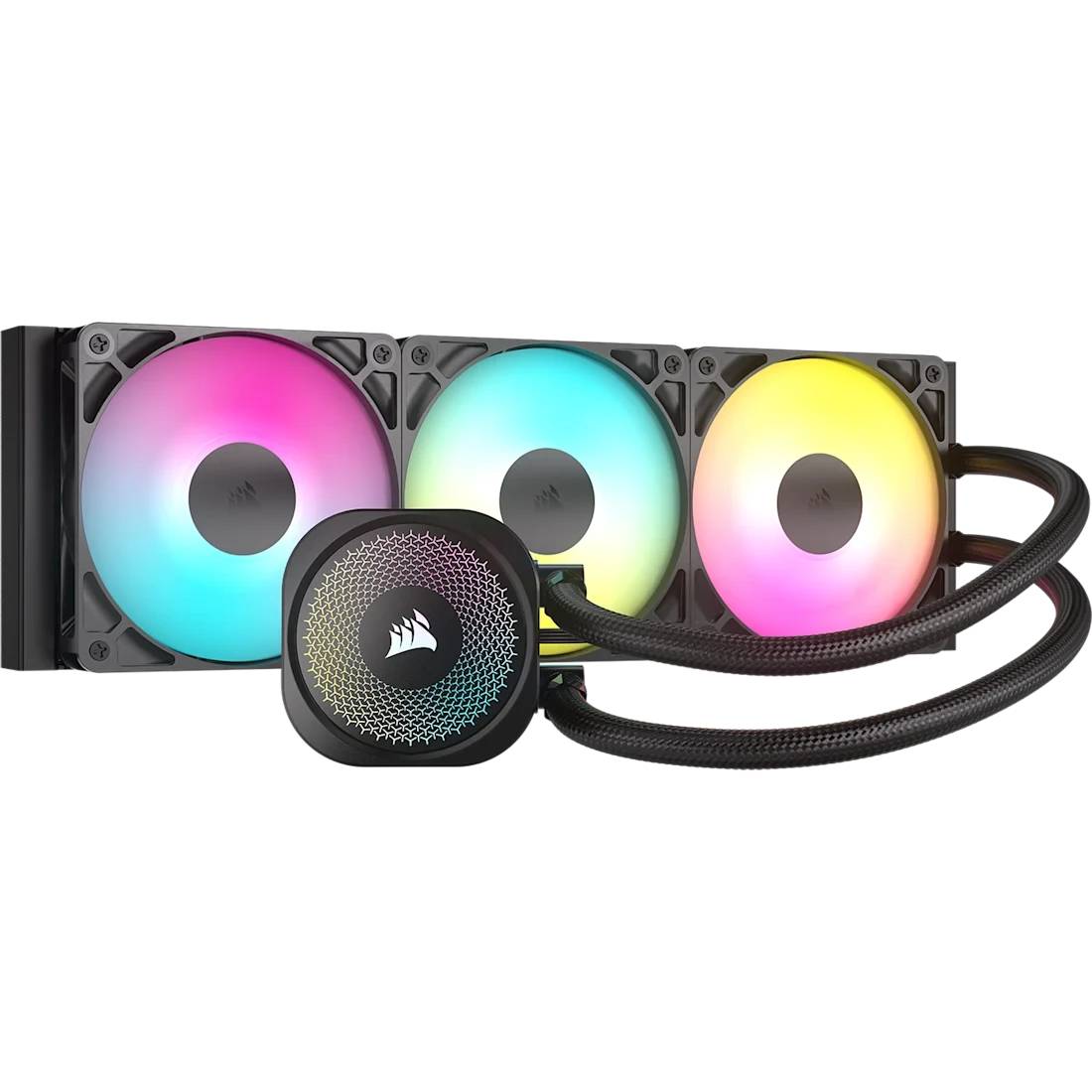 Жидкостное охлаждение Corsair NAUTILUS 360 RS ARGB Black (CW-9060093-WW)