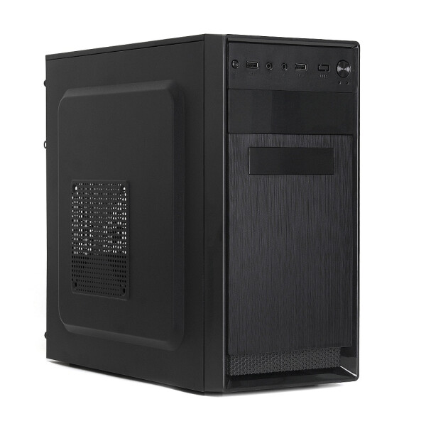 Корпус Crown CMC-4220, черный, 500Вт, mATX