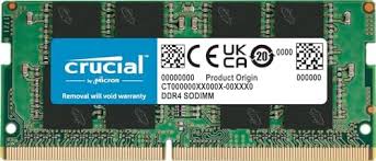 Оперативная память для ноутбука 8Gb Crucial Basics CB8GS3200, SODIMM DDR IV, PC-25600, 3200MHz