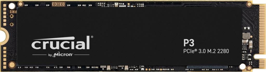 1Tb SSD Crucial P3 CT1000P3SSD8, (3500/3000), NVMe M.2