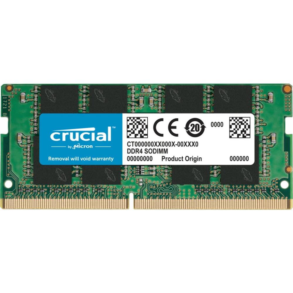 Оперативная память для ноутбука 8Gb Crucial CT8G4SFRA32AT, SODIMM DDR IV, PC-25600, 3200MHz, OEM