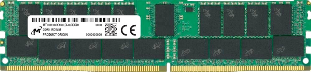 Серверная оперативная память 32Gb Crucial (Micron) MTA36ASF4G72PZ-3G2R1, DDR IV, PC-25600, 3200MHz, ECC Reg