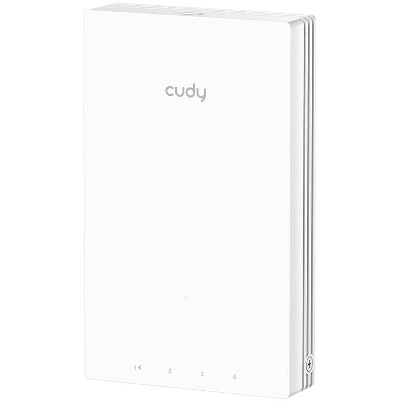 Точка доступа Wi-Fi Cudy AP3000 Wall, 2.4/5GHz, 2976Mbps, 4xLAN 1GBps, WAN
