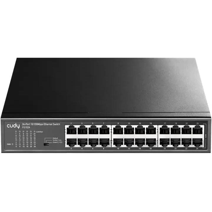 Коммутатор Cudy FS1024, 2xLAN 100Mbps