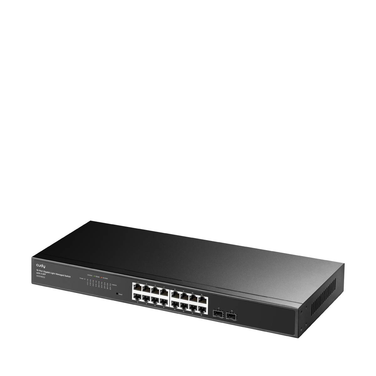 Коммутатор Cudy GS1016ES2, 16xLAN 1Gbps, 2xSFP