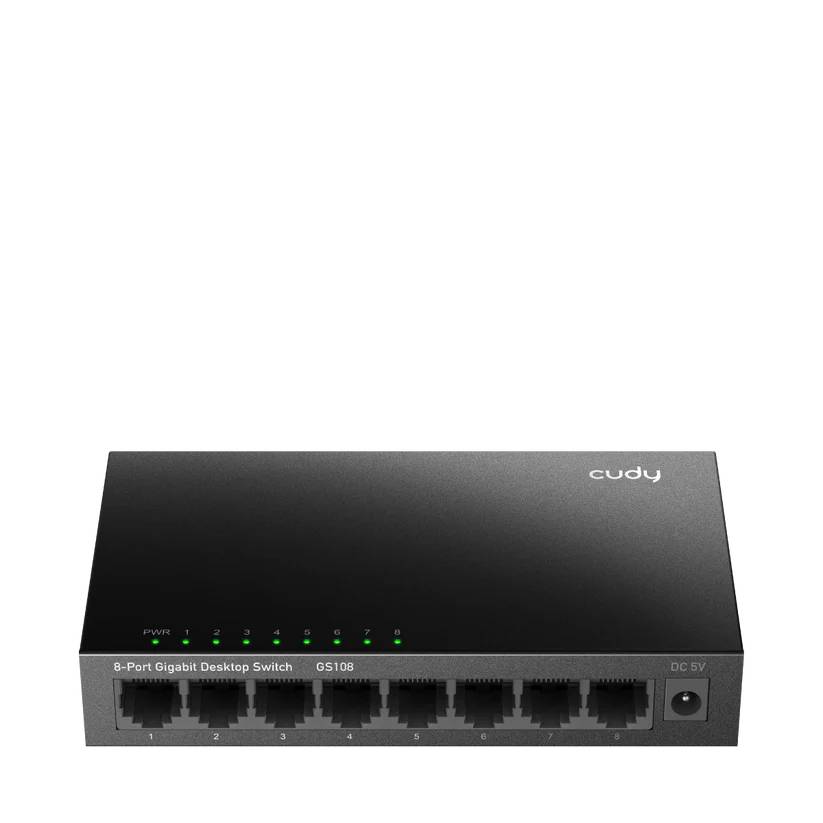 Коммутатор Cudy GS108 5.0, 8xLAN 1Gbps