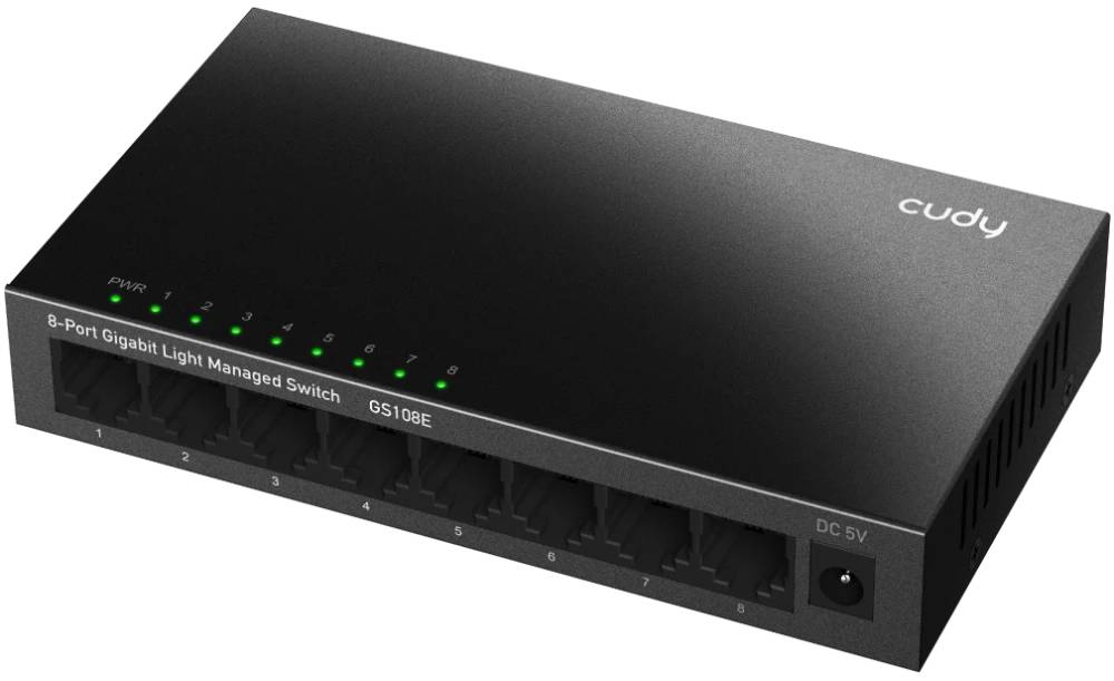 Коммутатор Cudy GS108E, 8xLAN 1Gbps
