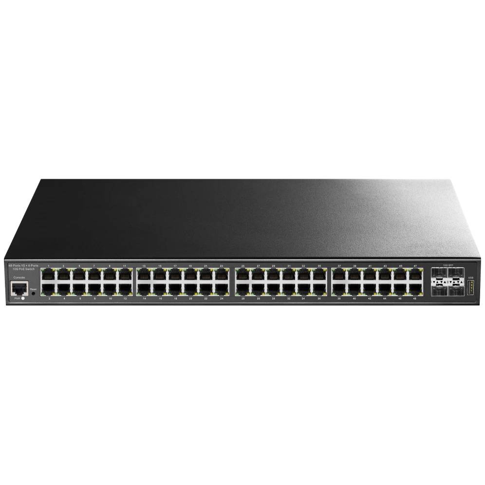 Коммутатор Cudy GS2048PS4-720W, 48xLAN 1Gbps, 4xSFP+, PoE