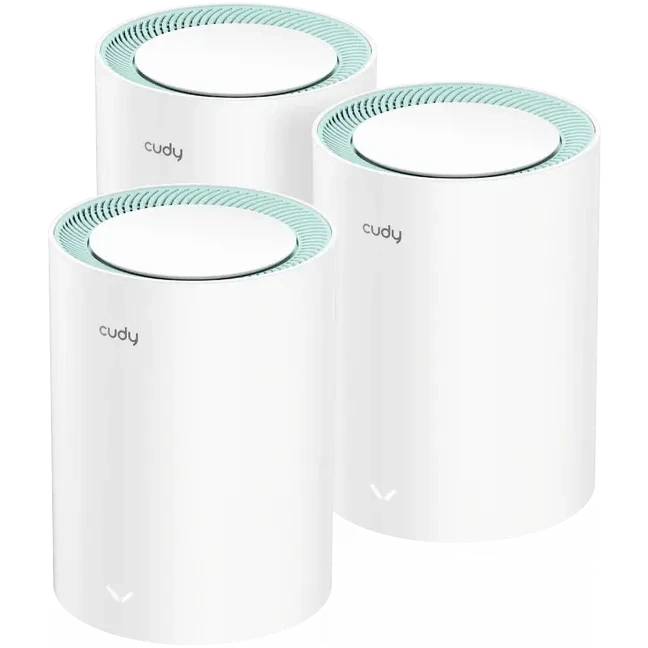Wi-Fi система Cudy M1500 (3-pack), 2.4GHz, 1501Mbps, 3xLAN 1Gbps, WAN