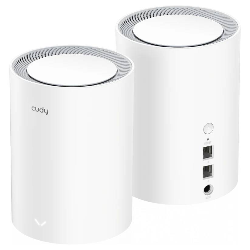 Wi-Fi система Cudy M1800 (2-pack), 2.4/5GHz, 1775Mbps, 1xLAN 1Gbps, WAN